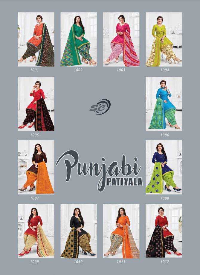 Shrinath Creation Punjabi Patiyala 1 Cotton Printed Casual Wear Dress Material Collection
